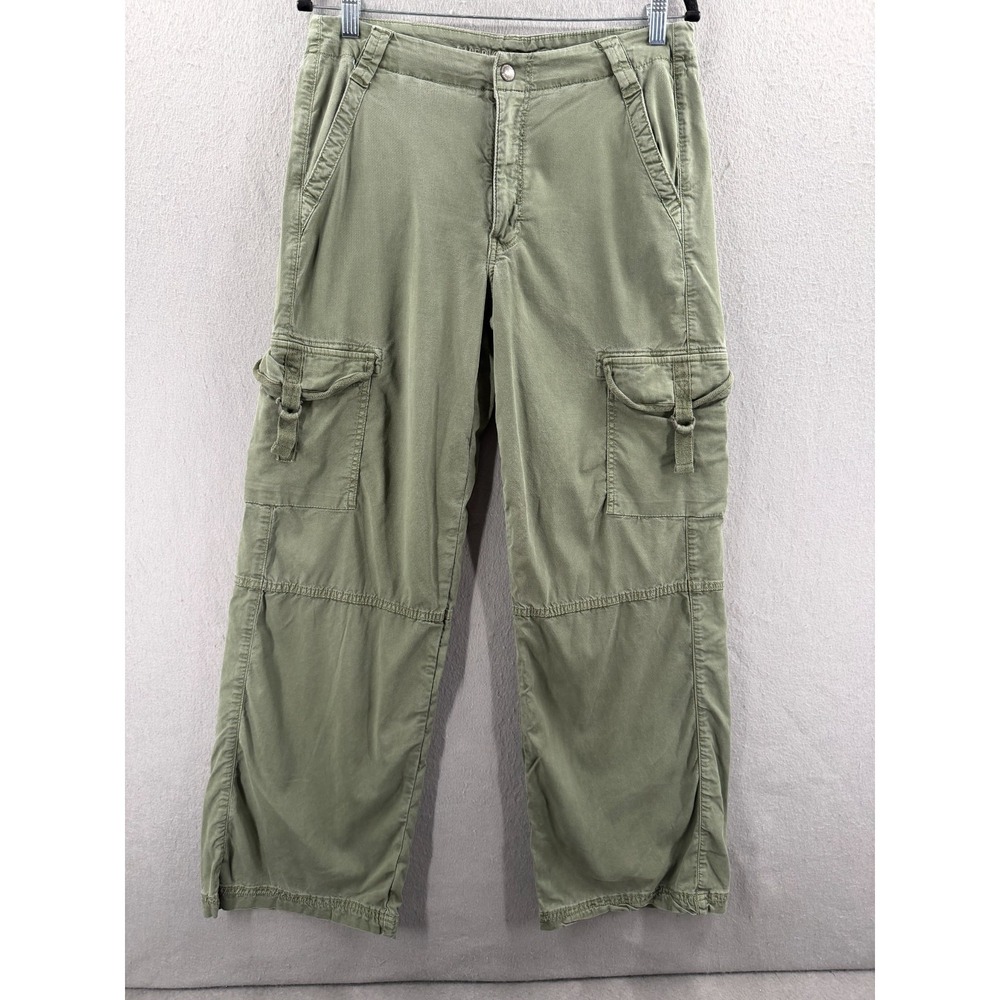 American Eagle Cargo Pants Womens 6 Super High Rise Baggy Wide Leg Y2K Skater